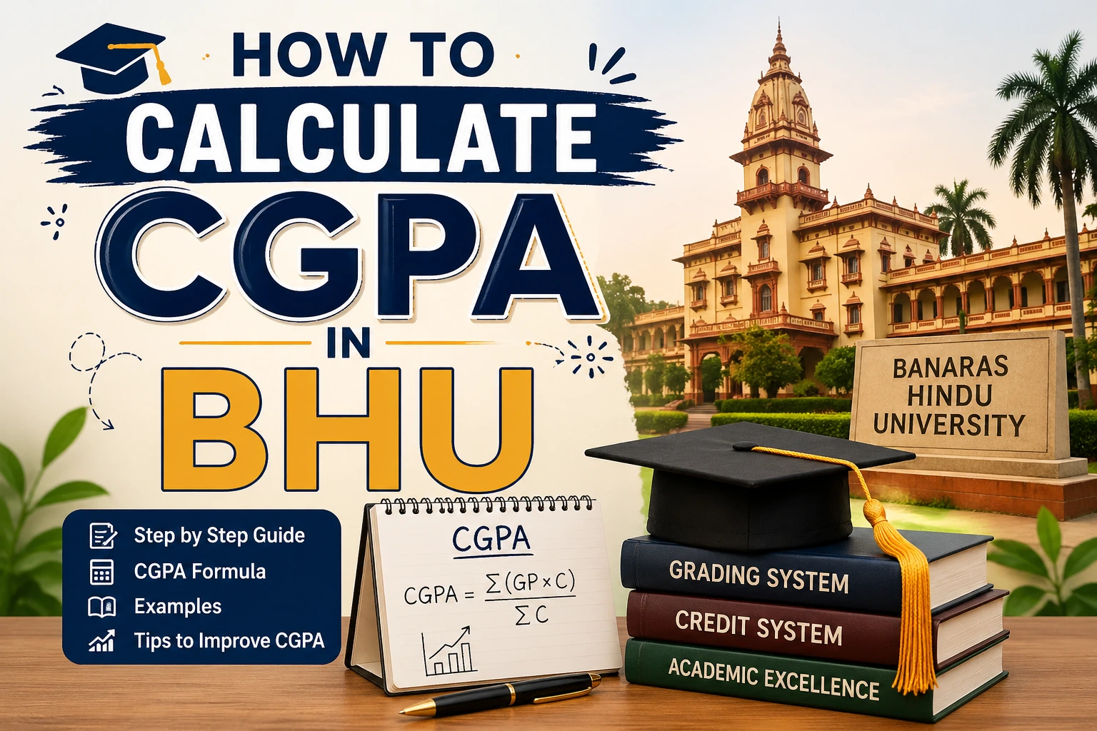 how to calculate CGPA in BHU